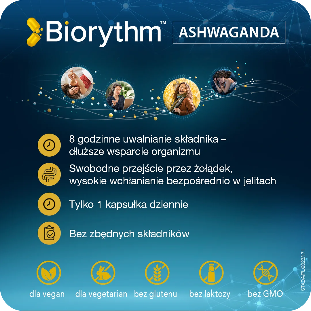 BIOrythm Ashwagandha 200 mg 30 kapsułek