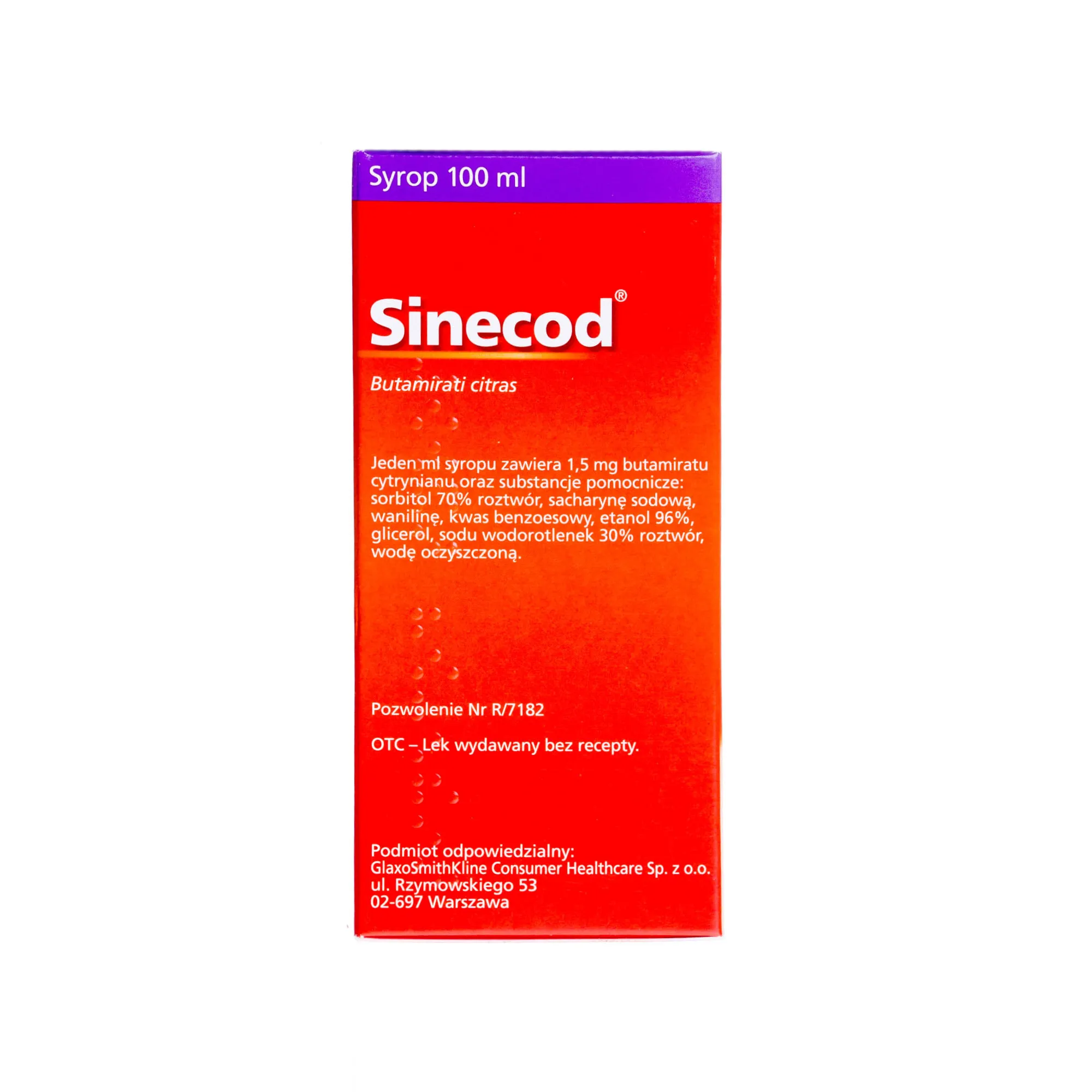Sinecod, 1,5 mg/ml, 100 ml 