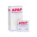 APAP Ból i Gorączka C Plus 500 mg + 300 mg - 10 tabletek musujących stosowanych przy przeziębieniu i grypie, smak cytrynowy