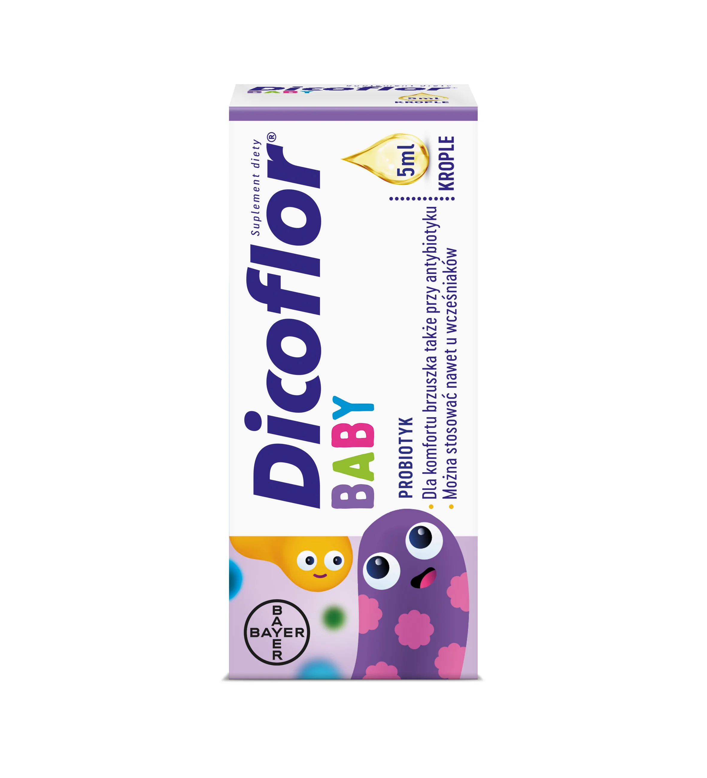 Dicoflor Baby, suplement diety, 5 ml