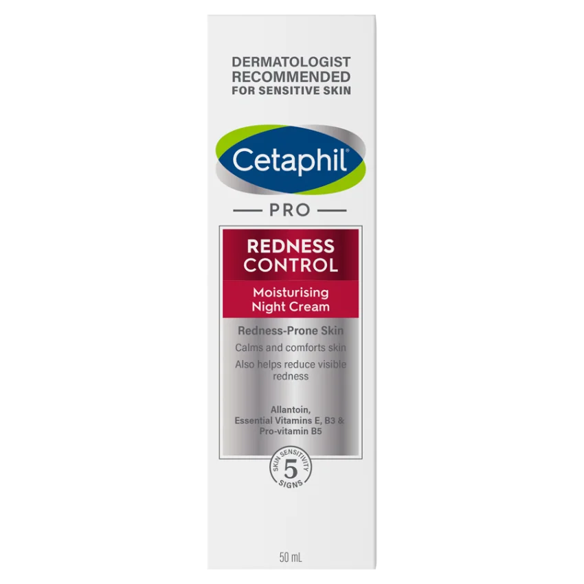 Cetaphil PRO Redness Control, krem nawilżający na noc, 50 ml