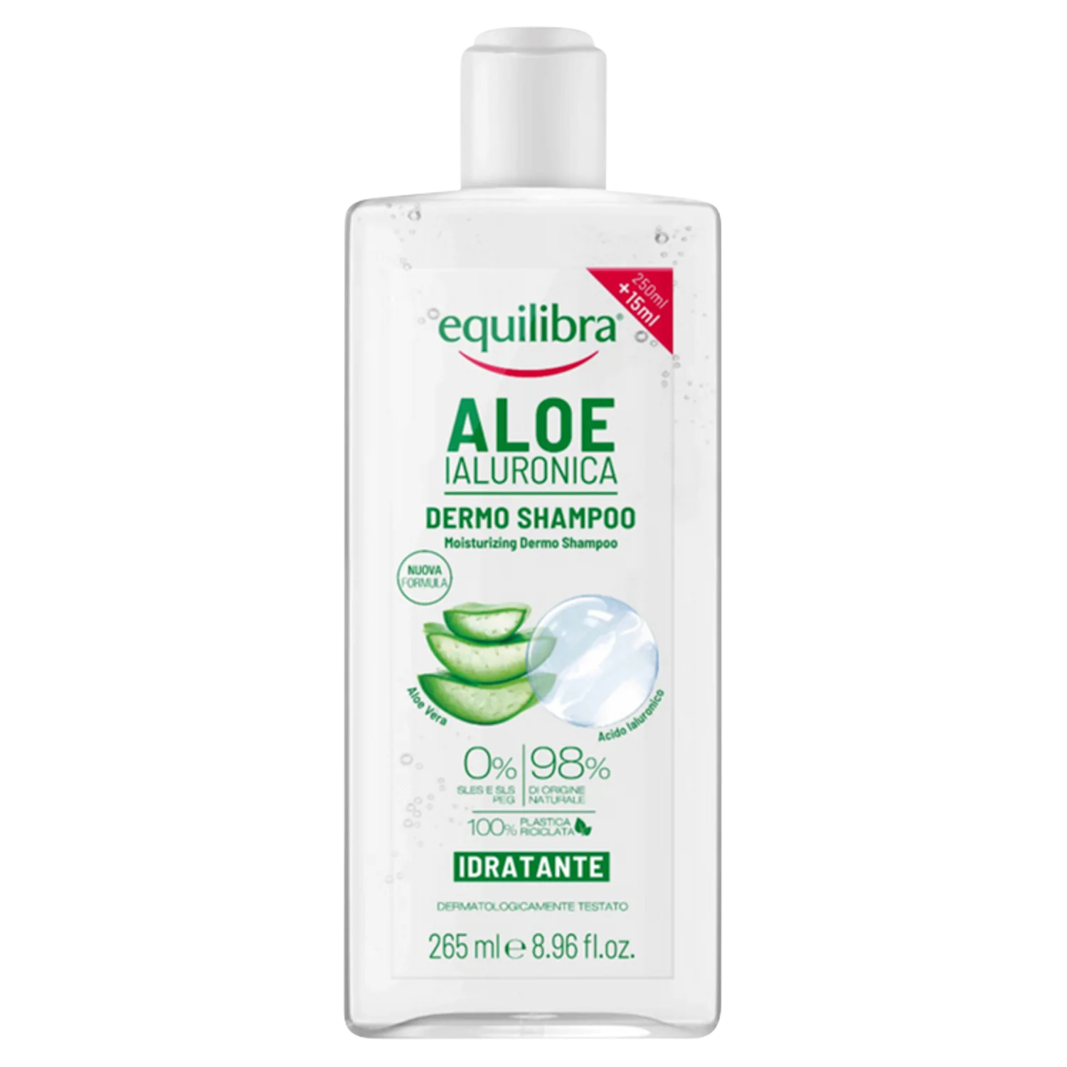 Equilibra Aloesowy, szampon do włosów, 250 ml