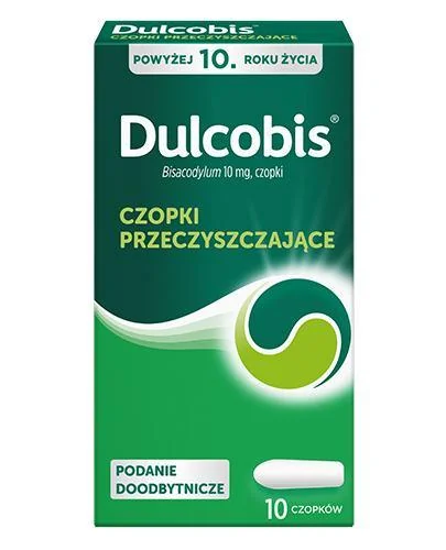 Dulcobis 10 mg, 10 czopków