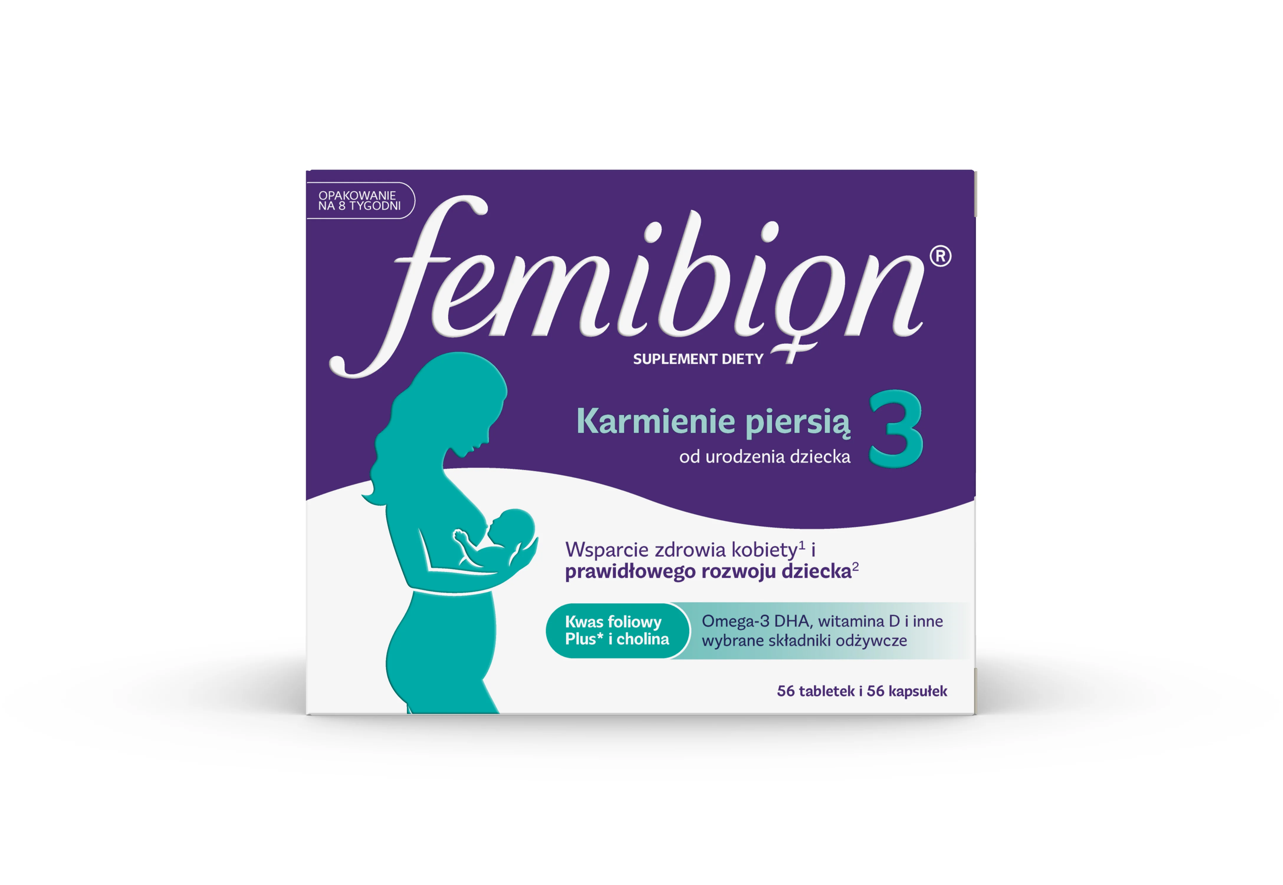 Femibion 3 Karmienie piersią 56 tabletek + 56 kapsułek