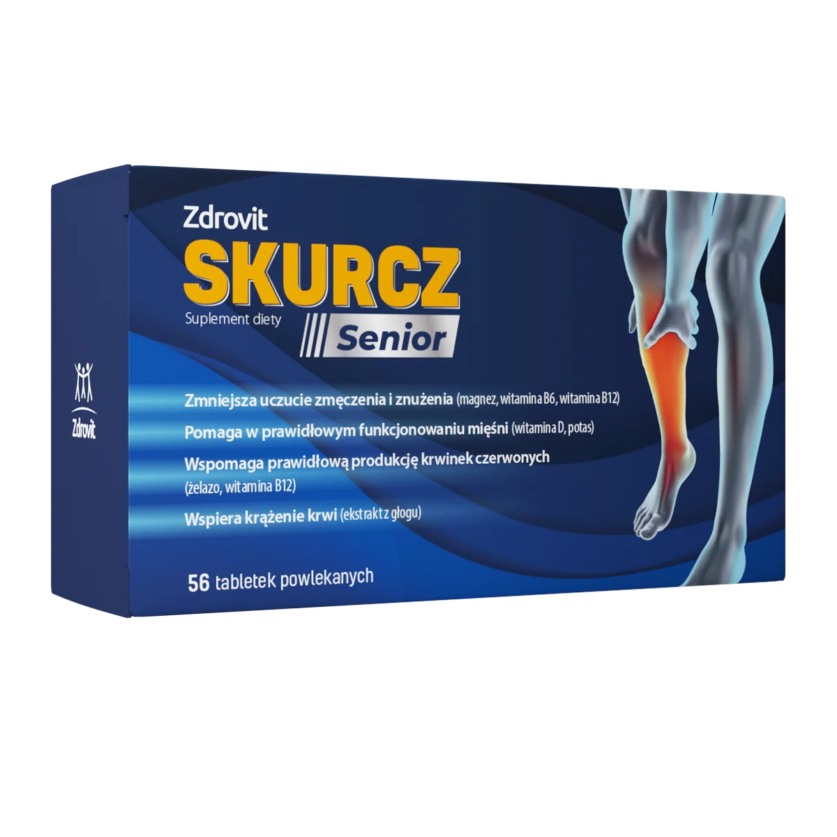 Zdrovit Skurcz Senior, suplement diety, 56 tabletek