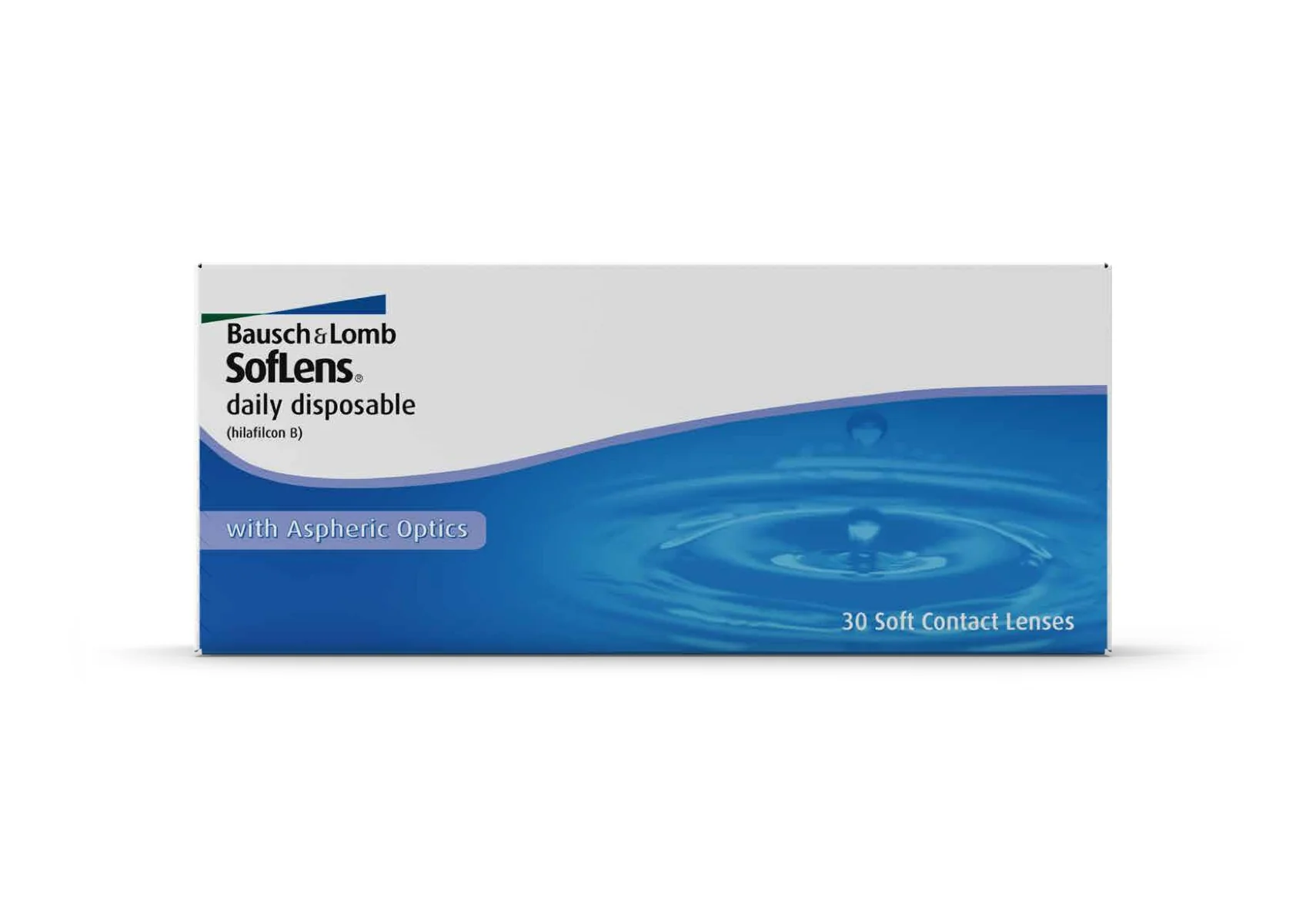 Bausch+Lomb SofLens Daily Disp, soczewki kontaktowe jednodniowe -0,50, 30 szt.