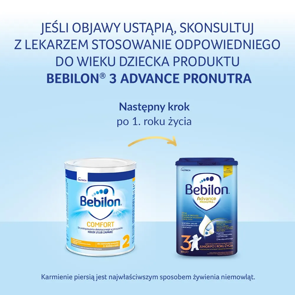 Bebilon Comfort 2, mleko dla niemowląt z tendencją do kolek po 6. miesiącu, 400 g 