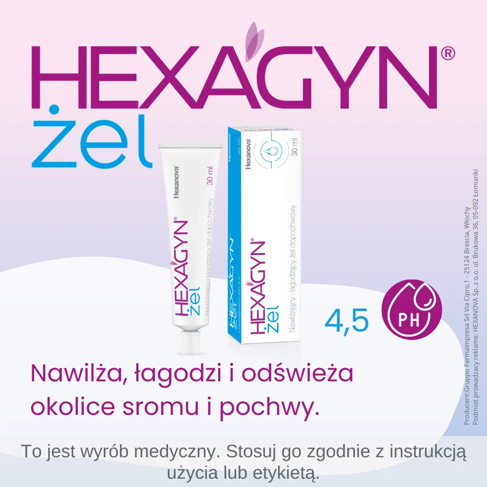 Hexagyn żel dopochwowy, 40 ml