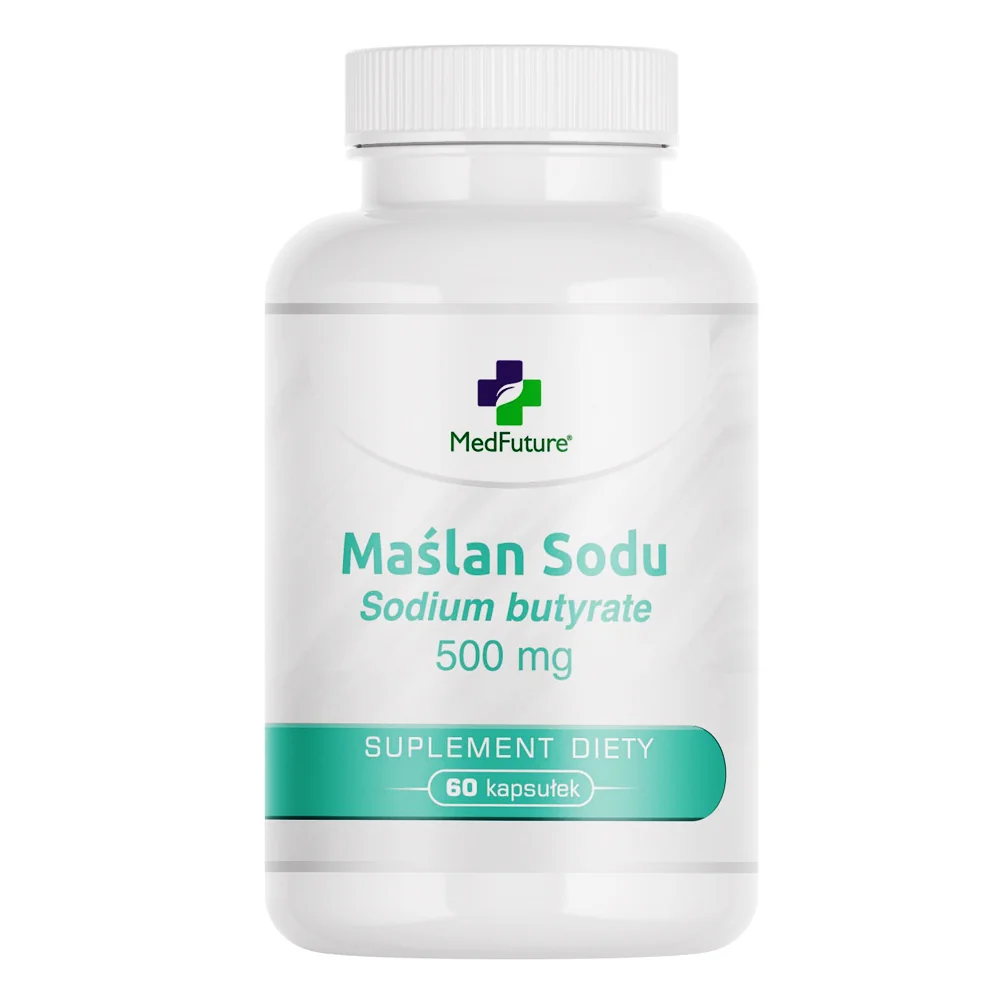 MedFuture Maślan Sodu 500 mg 60 kapsułek