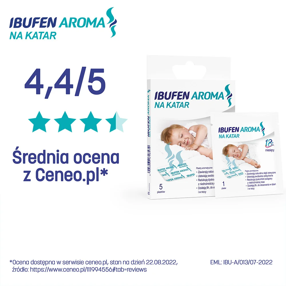 Ibufen Aroma na katar 5 plastrów