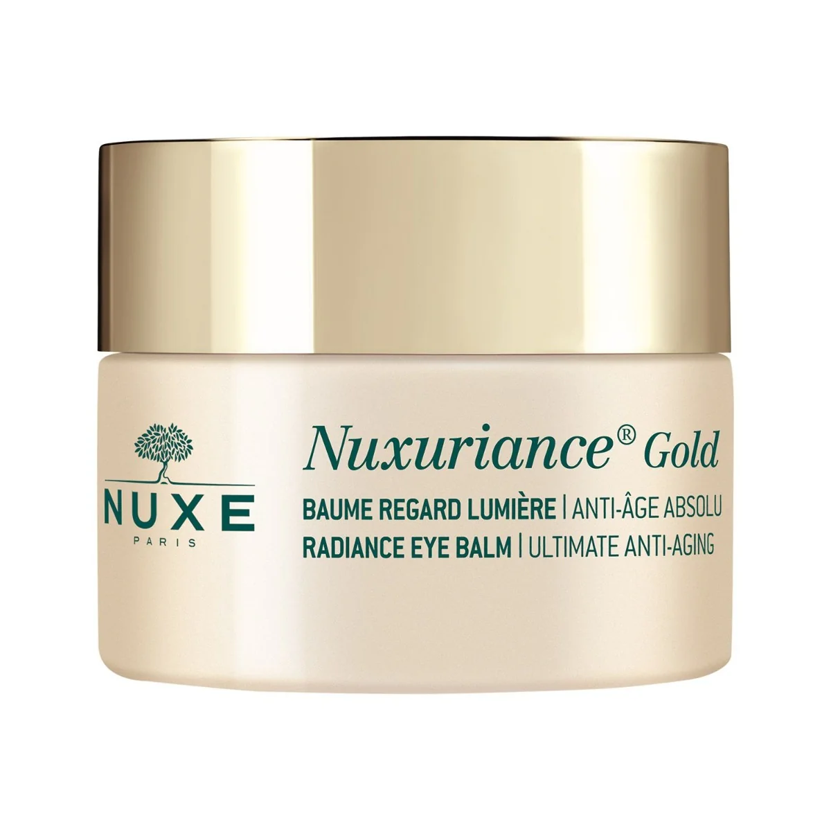 Nuxe Nuxuriance Gold, rozświetlający balsam pod oczy, 15 ml