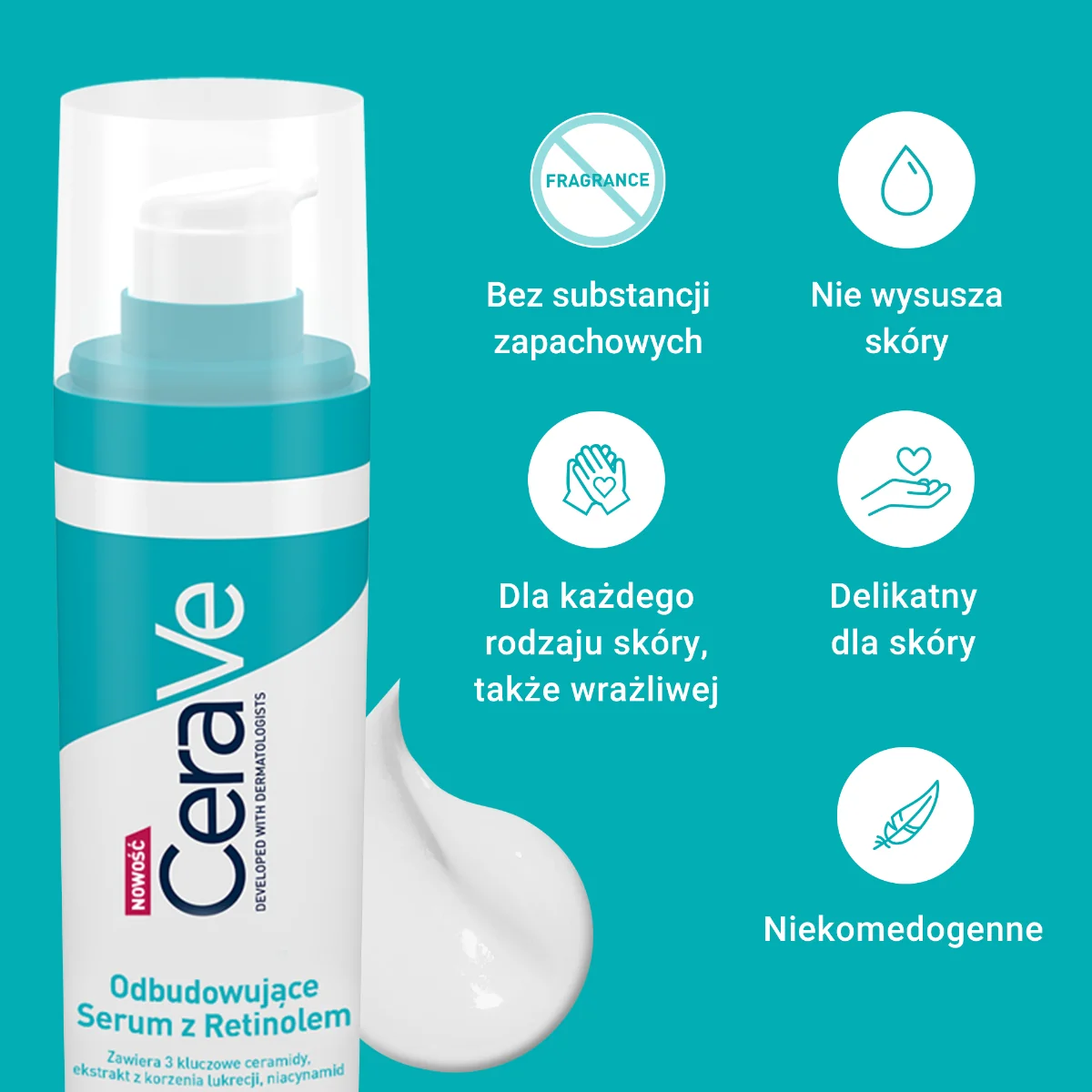 CeraVe odbudowujące serum z retinolem, 30 ml