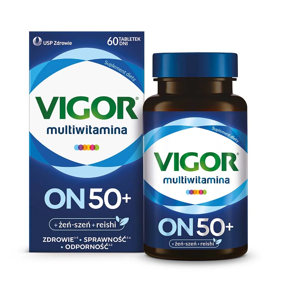 Vigor Multiwitamina ON 50+ suplement diety, 60 tabletek