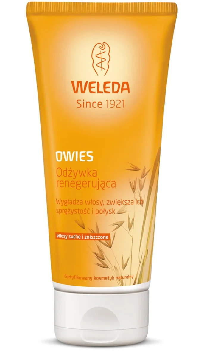 Weleda, regenerująca odżywka z owsem do włosów suchych i zniszczonych, 200 ml