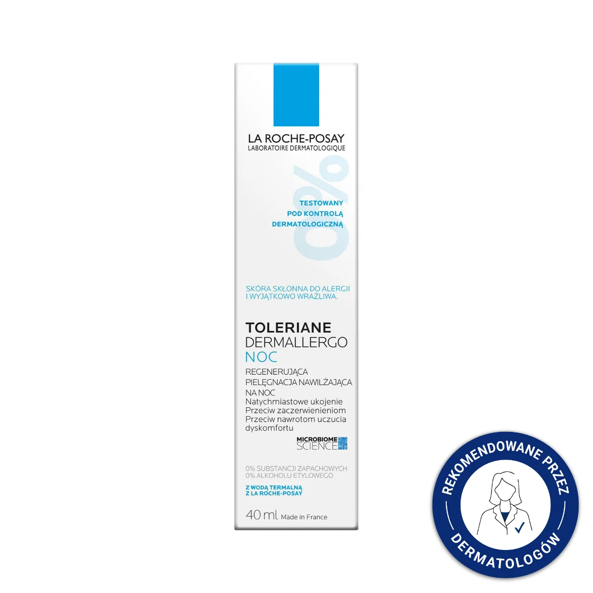 La Roche-Posay Toleriane Dermallergo Noc, 40 ml