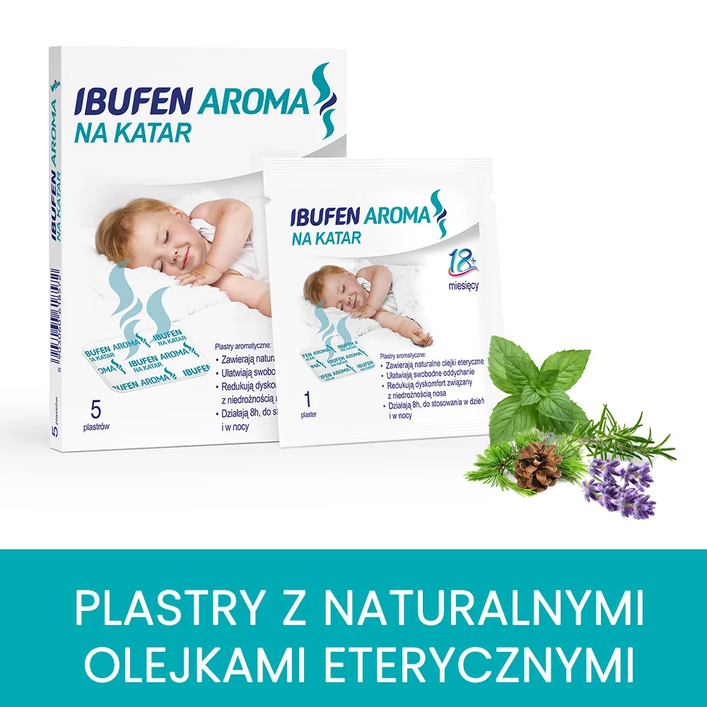 Ibufen Aroma na katar 5 plastrów