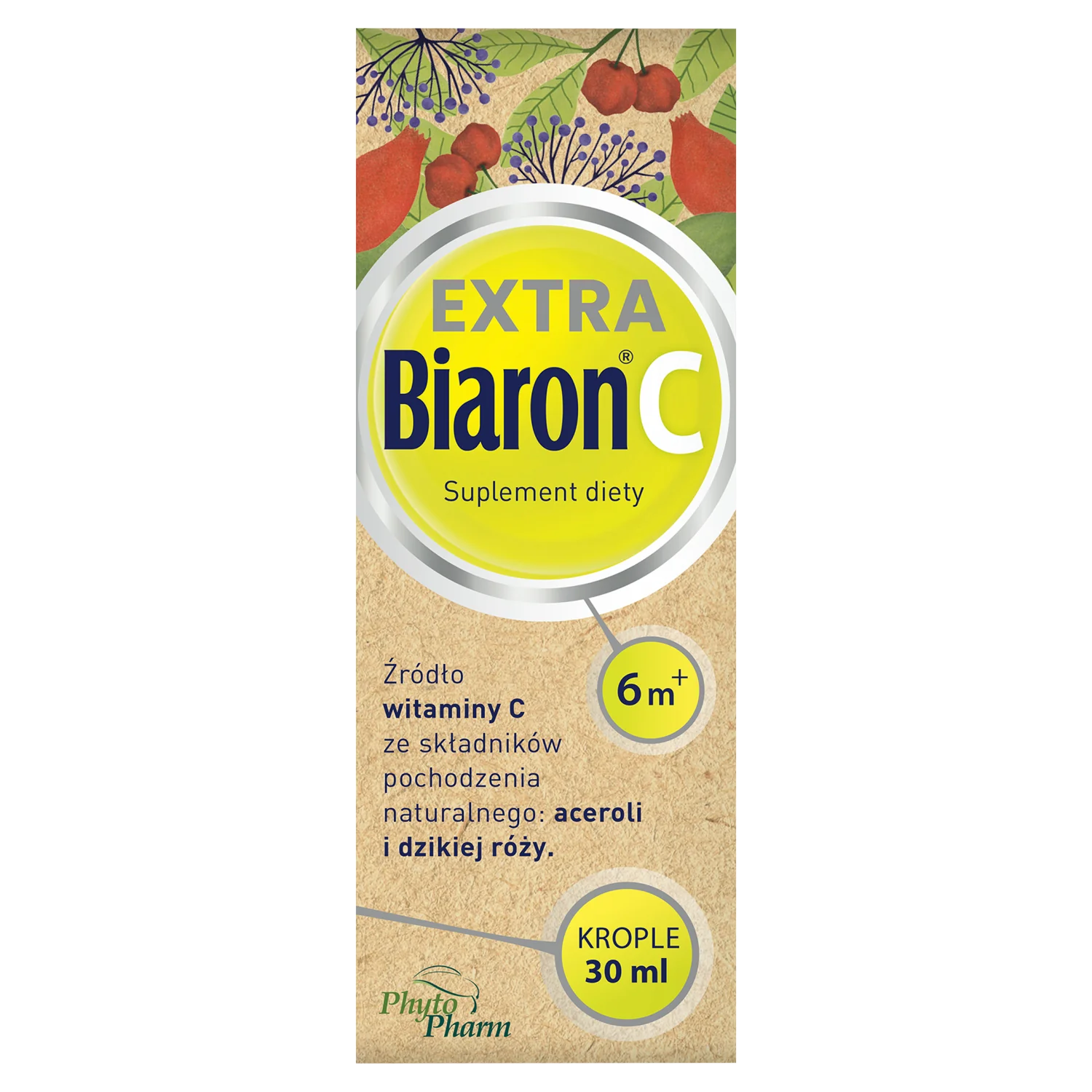 Biaron C Extra, suplement diety, krople 30 ml