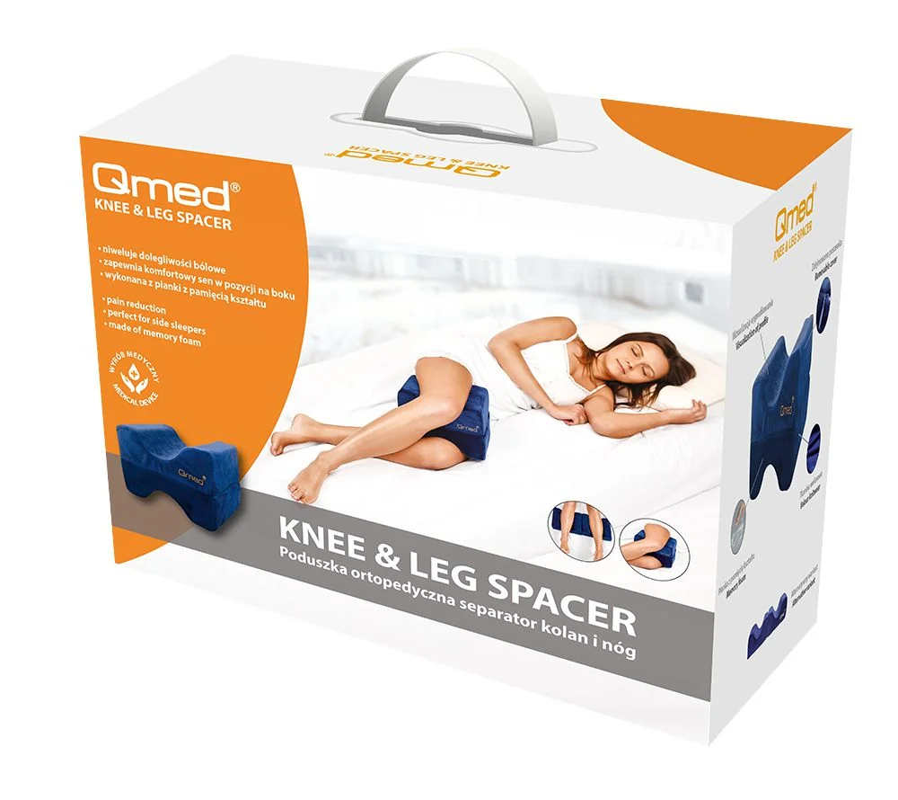 Qmed Knee & Leg Spacer, poduszka ortopedyczna separator kolan i nóg