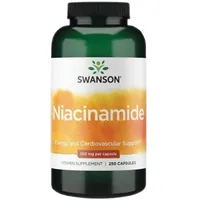 Swanson Niacinamide 250 mg, suplement diety, 250 kapsułek