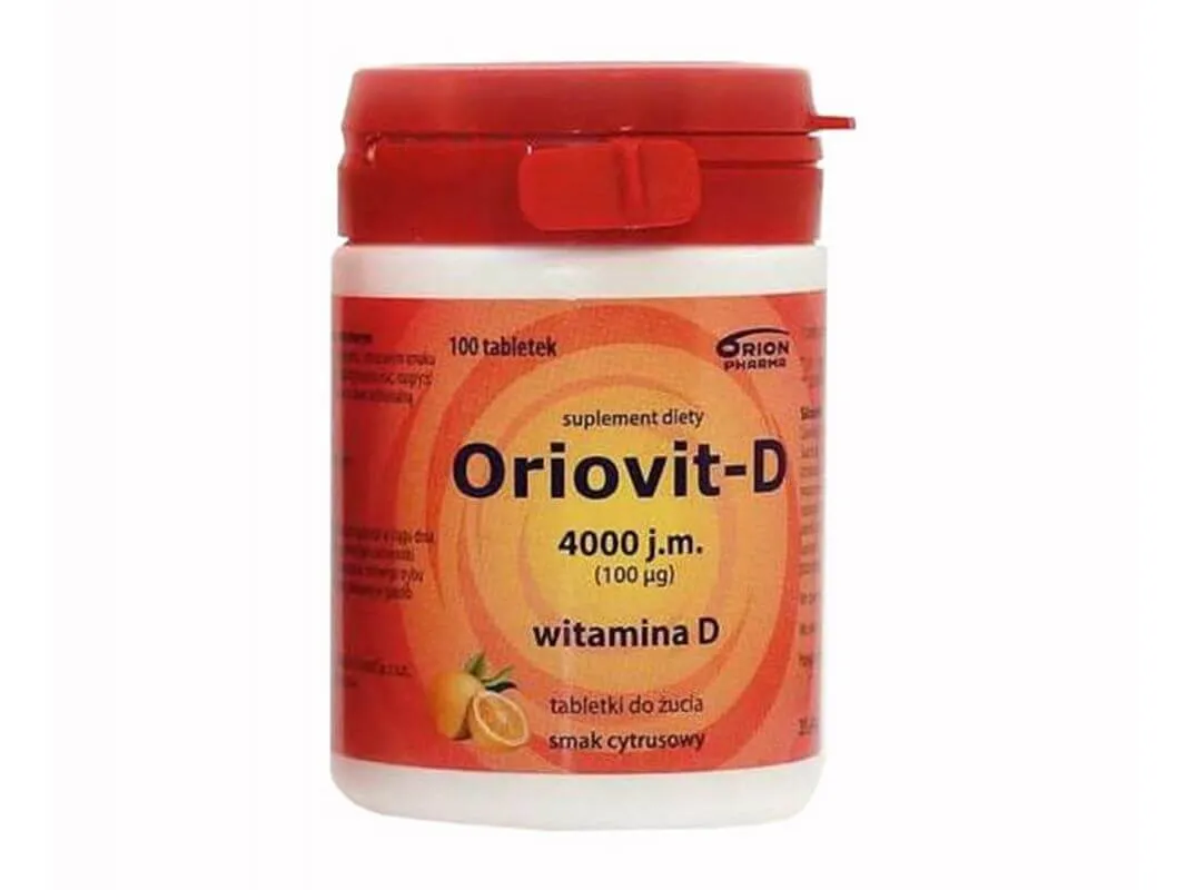 Oriovit-D 4000 j.m., suplement diety, 100 tabletek
