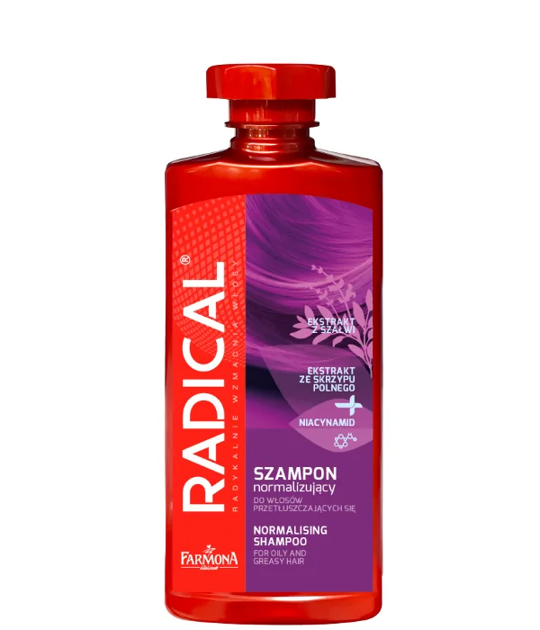 Radical szampon normalizujący do włosów przetłuszczających, 400 ml