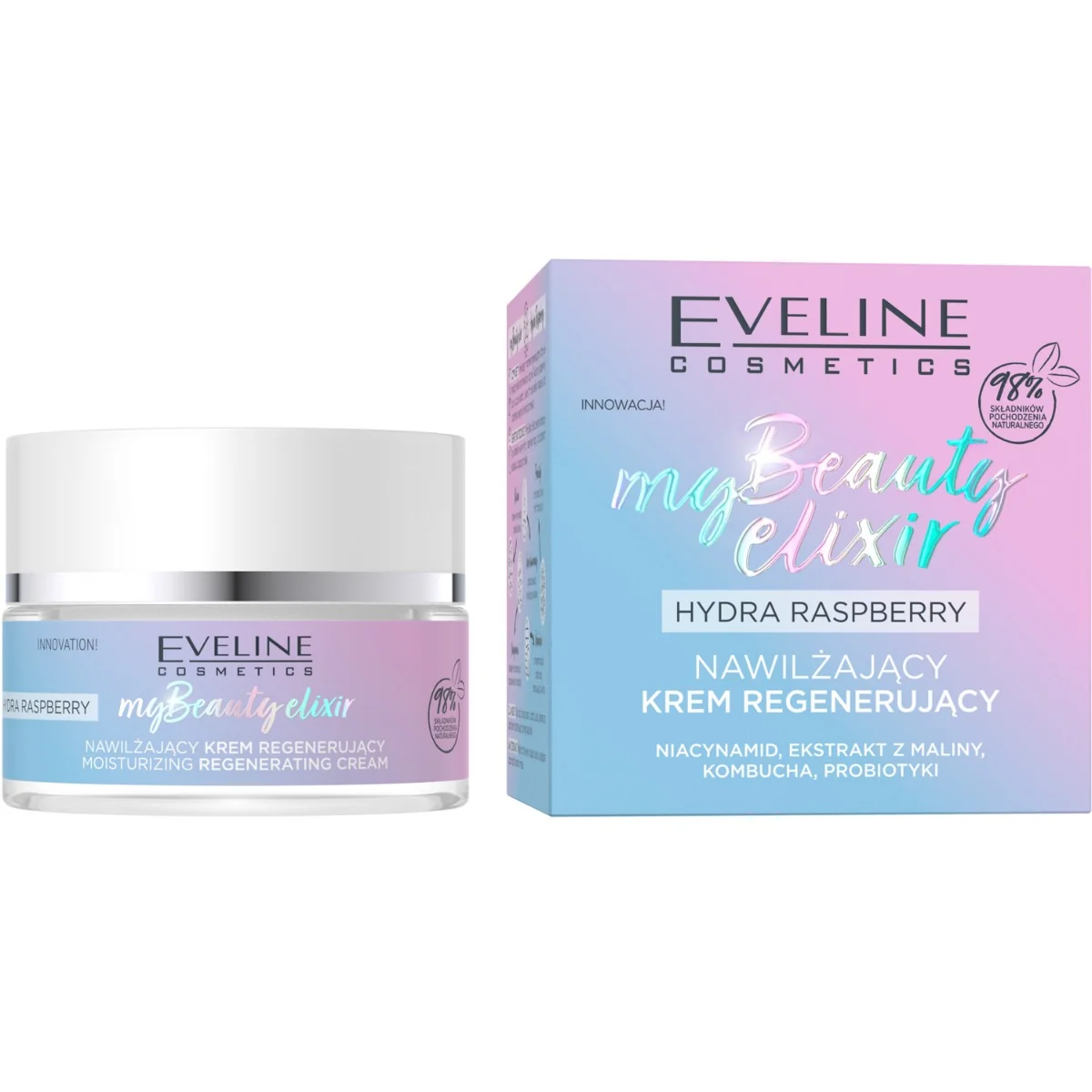 Eveline Cosmetics My Beauty Elixir, nawilżający krem do twarzy regenerujący, 50 ml