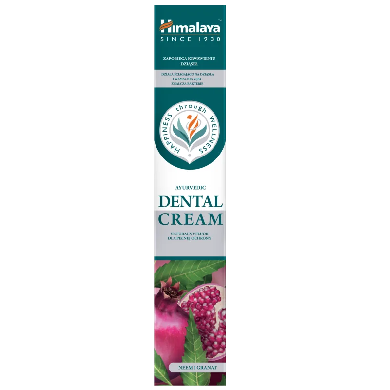 Himalaya Dental Cream, pasta do zębów z naturalnym fluorem, 75 g