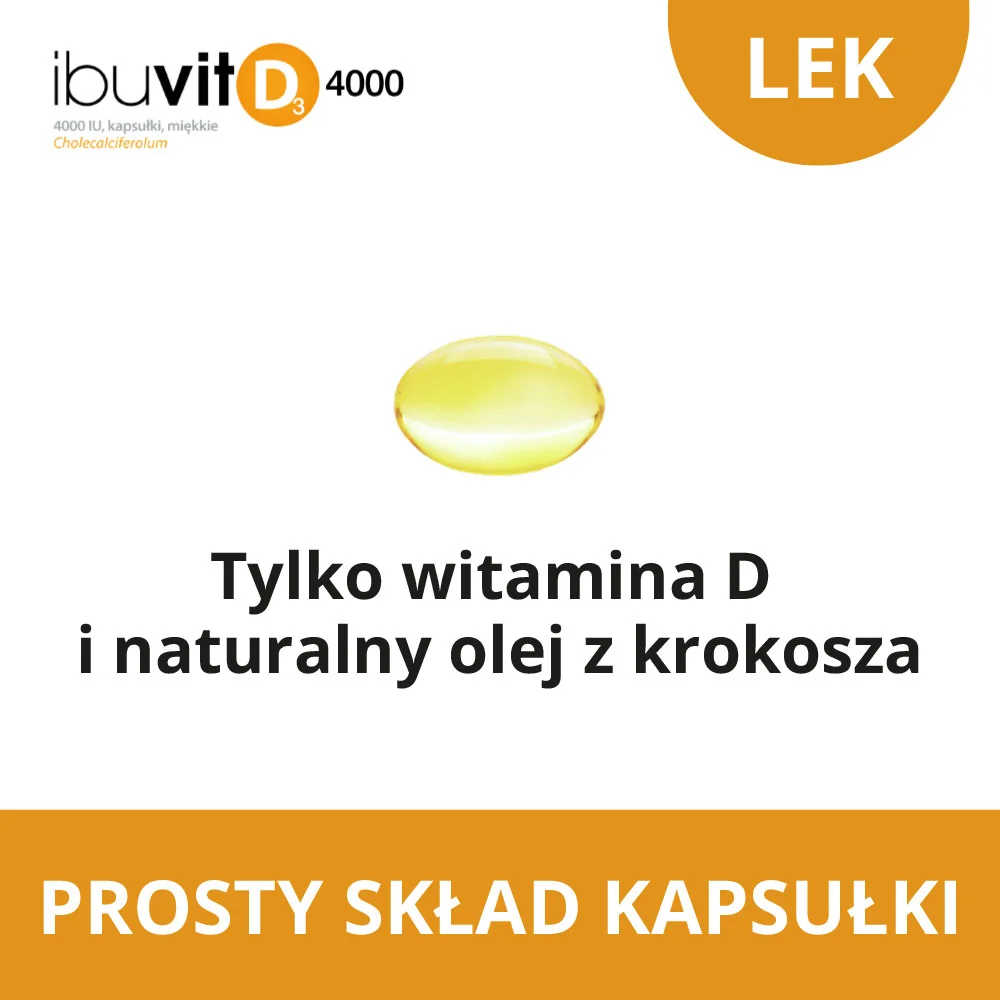 Ibuvit D3 4000 IU 60 kapsułek miękkich