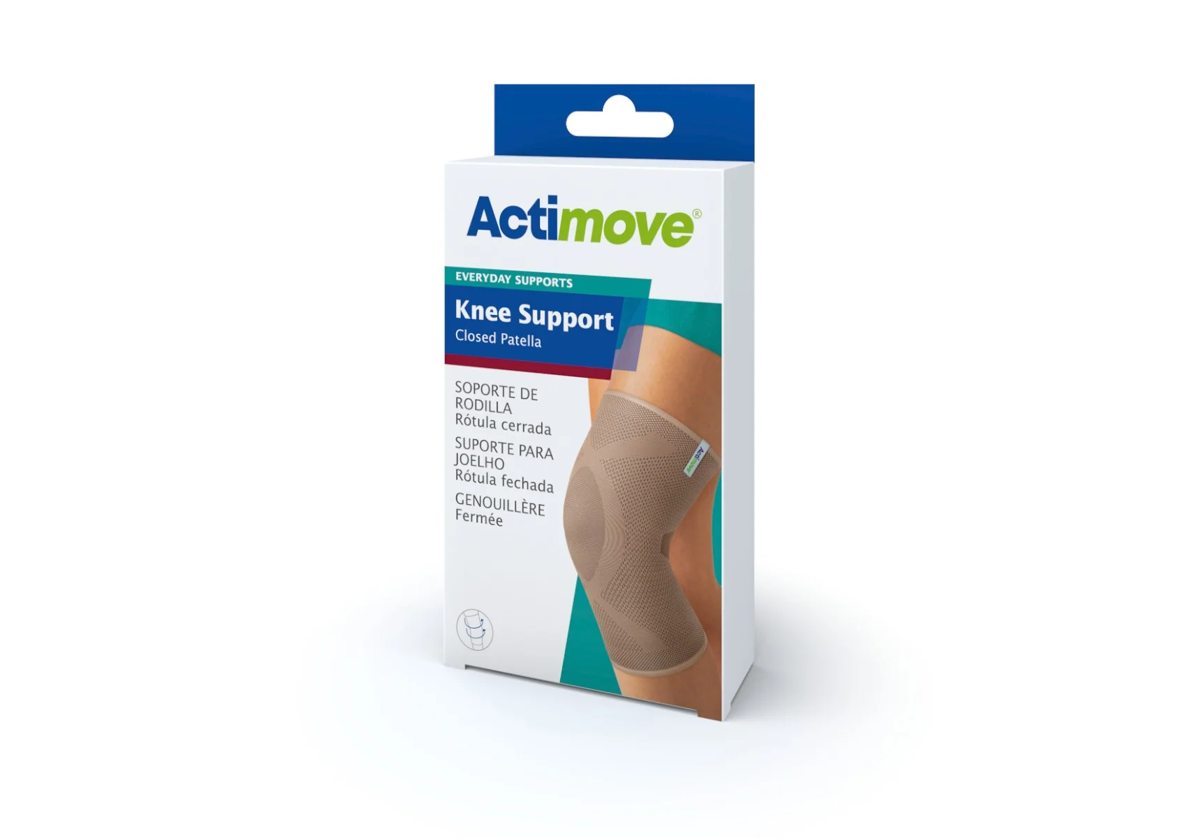 Actimove® Everyday Supports, opaska na staw kolanowy beżowa rozmiar S, 1 szt.