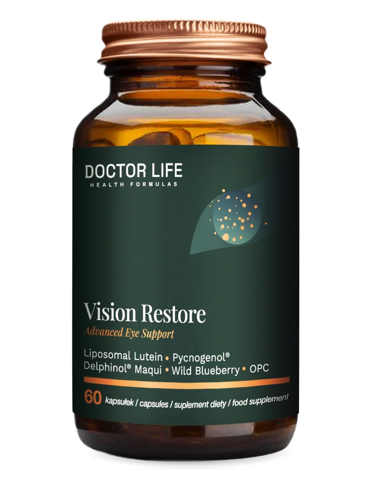 Doctor Life Vision Restore Luteina Pycnogenol 60 kapsułek