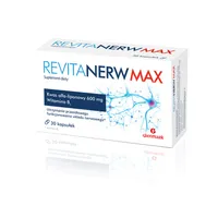 Revitanerw Max, suplement diety, 30 kapsułek