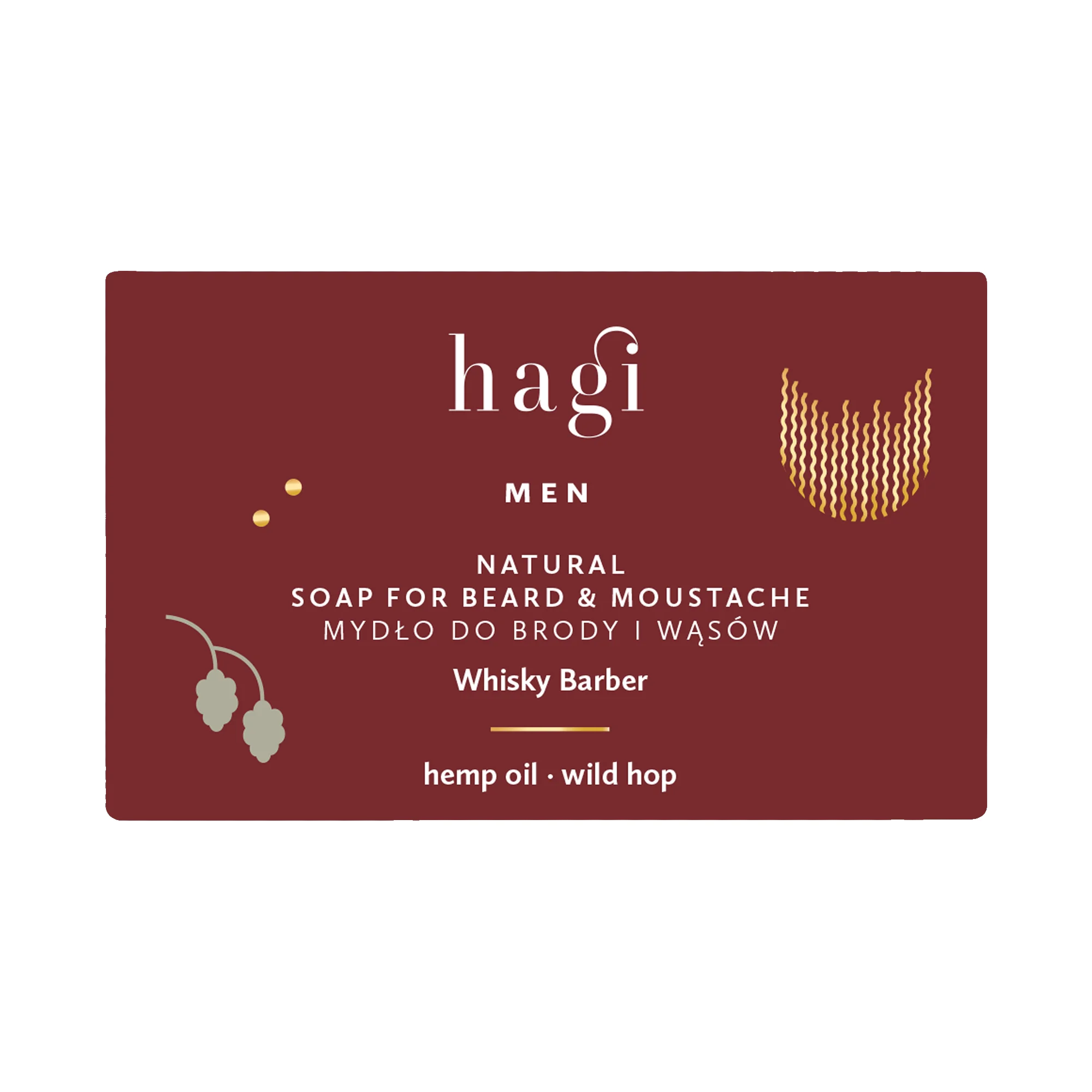 Hagi Whisky Barber mydło do brody i wąsów, 100 g 