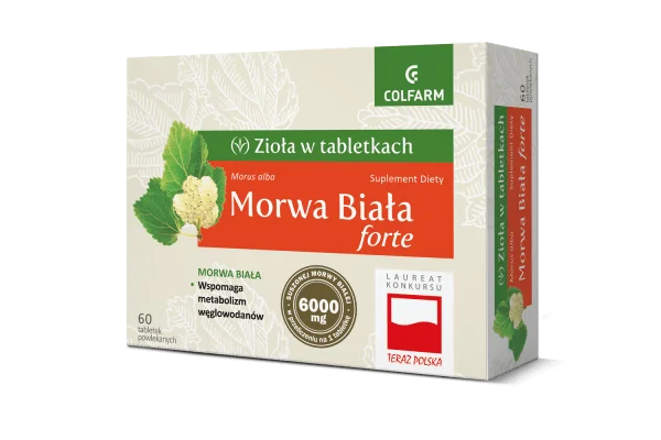 Morwa Biała Forte, suplement diety, 30 tabletek