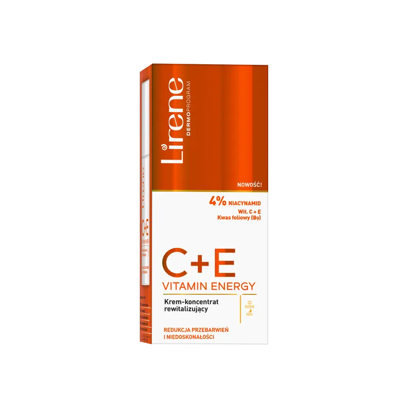 Lirene C+E VITAMIN ENERGY krem-koncentrat rewitalizujący, 40 ml 