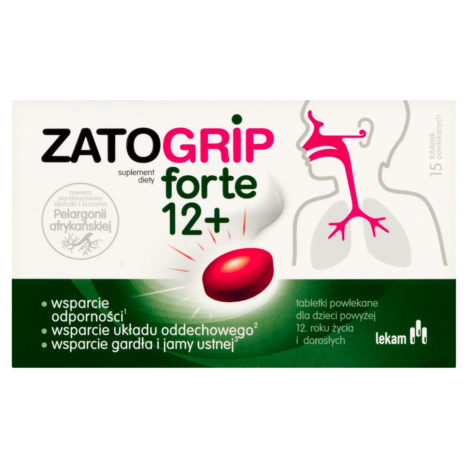 Zatogrip Forte 15 tabletek