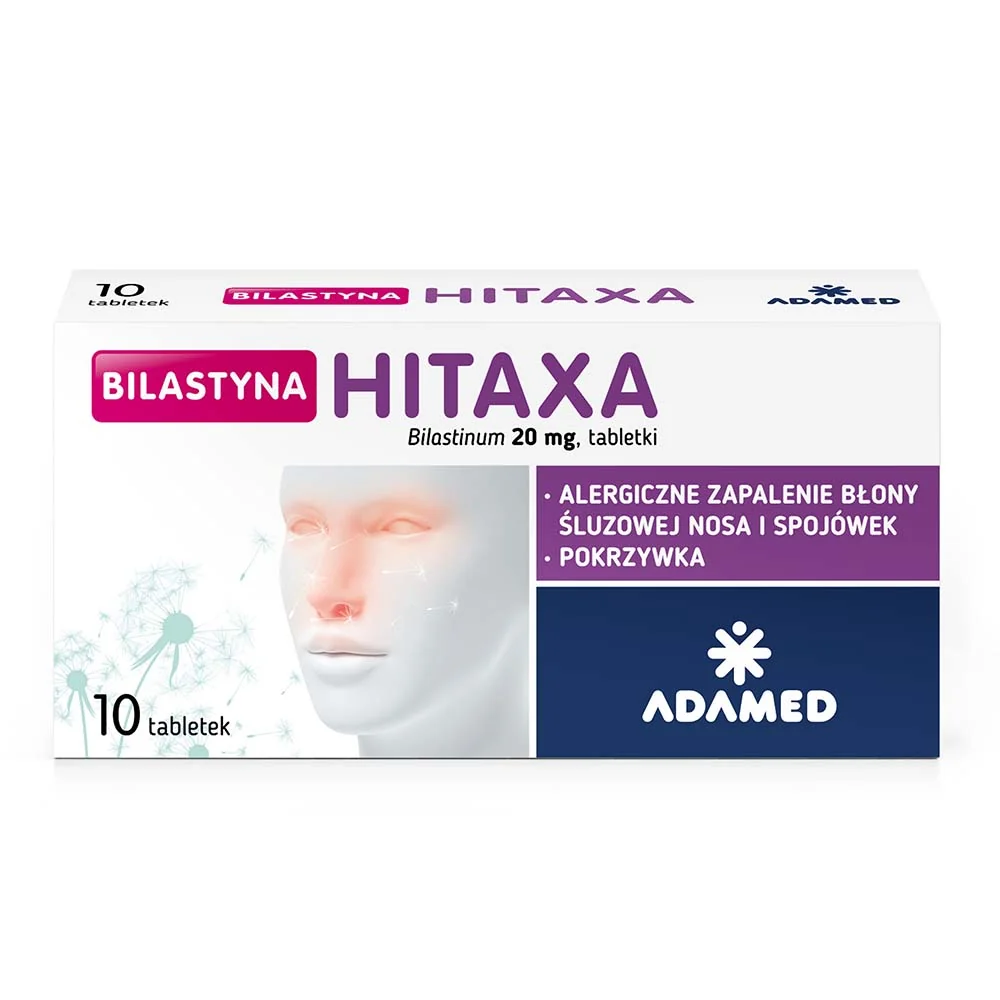 Bilastyna Hitaxa, 20 mg, 10 tabletek