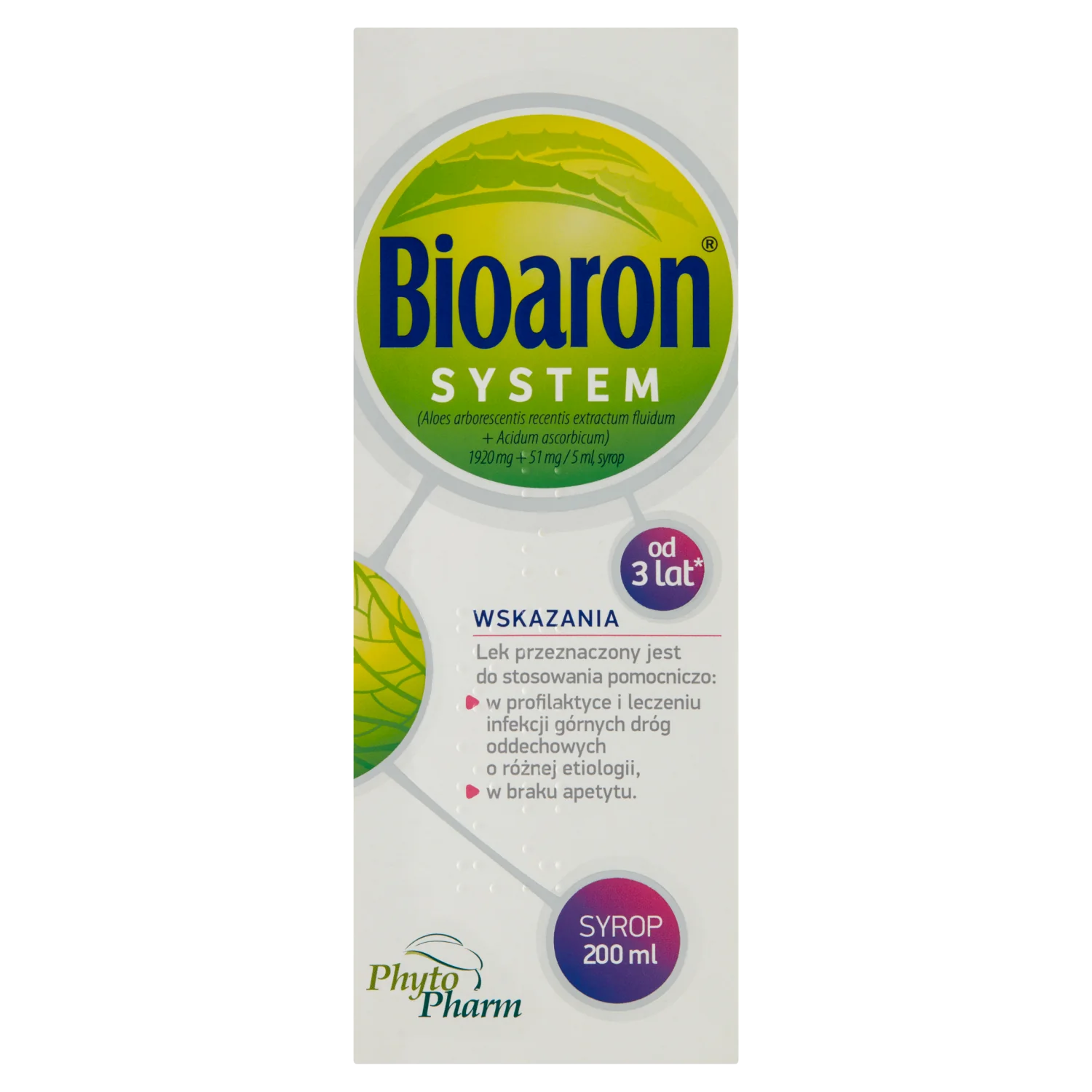 Bioaron System, 1920 mg + 51 mg/ 5 ml, 200 ml