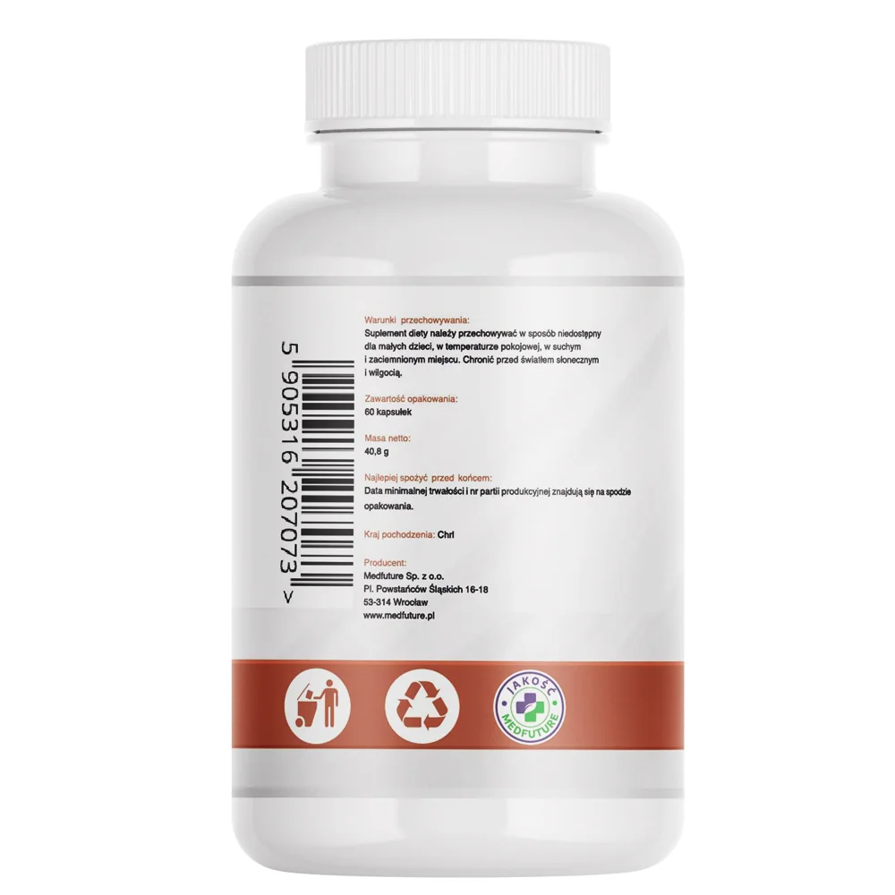 MedFuture Reishi 670 mg, 60 kapsułek