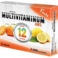 AMS Multivitaminum Forte, suplement diety, 30 tabletek