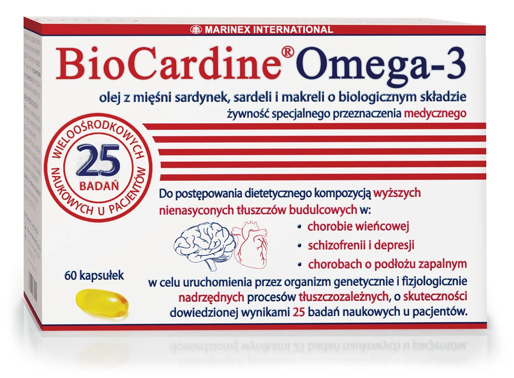 BioCardine Omega-3, 60 kapsułek