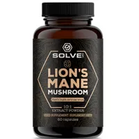 Solve Labs Lion's Mane ekstrakt z soplówki jeżowatej 10:1, 60 kapsułek