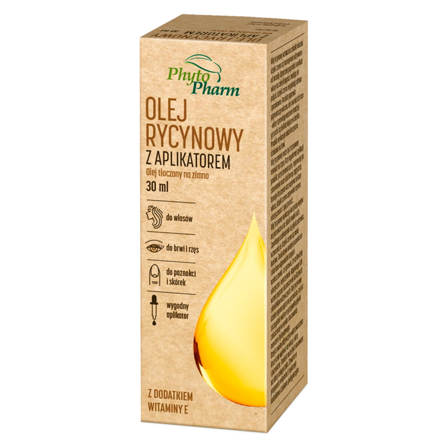 Phytopharm Olej rycynowy z aplikatorem, 30 ml