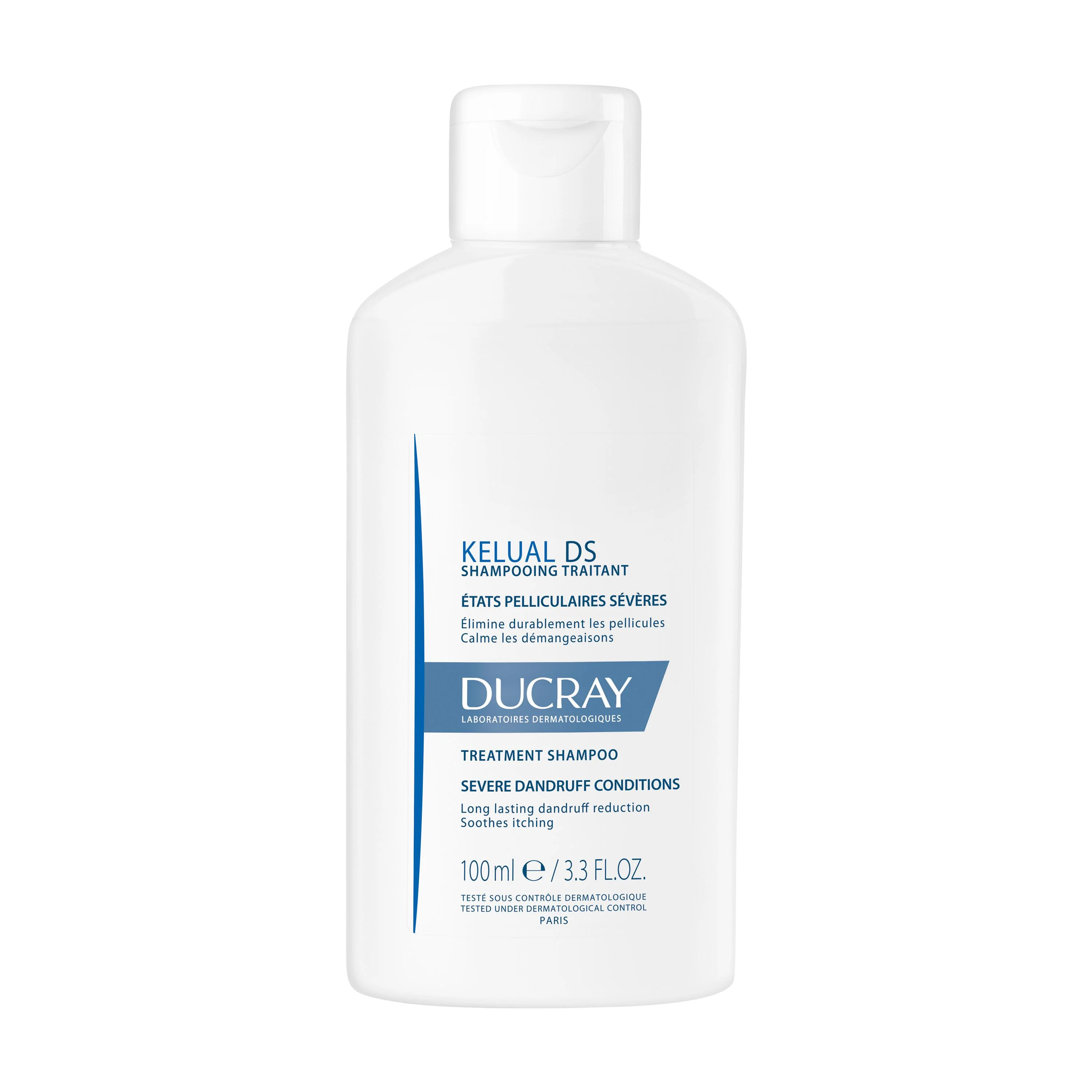 Ducray Kelual DS, szampon do postępowania w ciężkich stanach łupieżowych, 100 ml