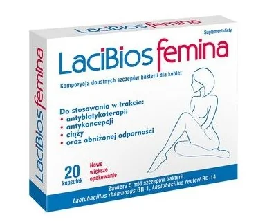 Lacibios Femina, 20 kapsułek