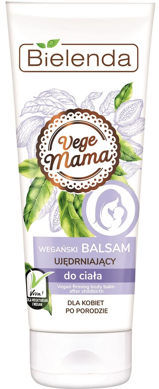 Bielenda Vege Mama wegański balsam ujędrniający do ciała po porodzie, 200 ml