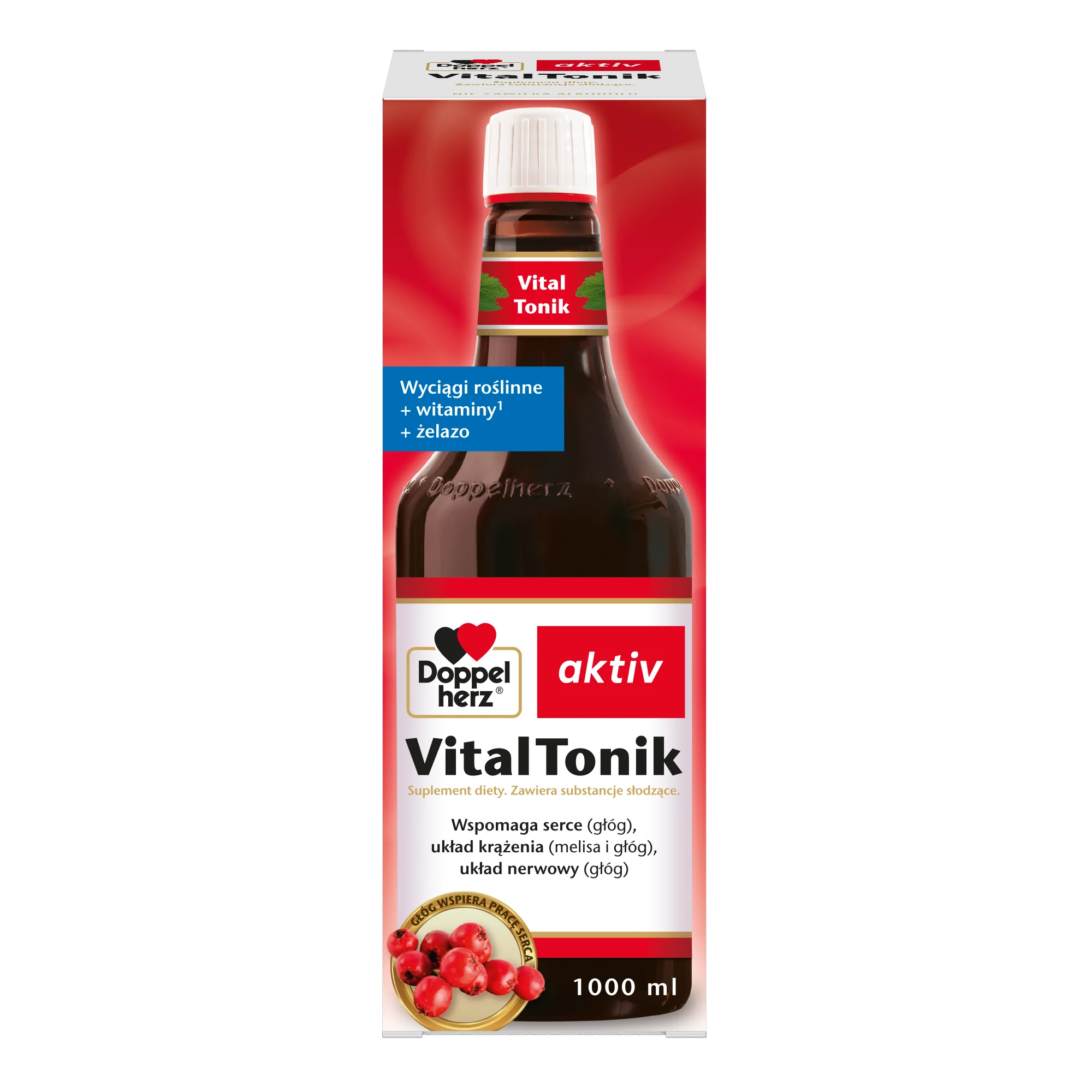 Doppelherz Vital Tonik, płyn, 1000 ml