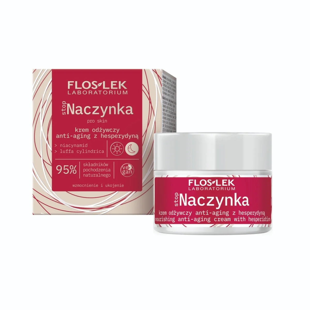 Floslek stopNaczynka, krem odżywczy anti-aging z hesperydyną, 50 ml