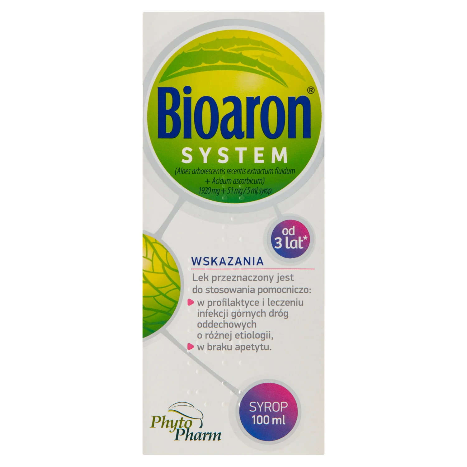 Bioaron System, 1920 mg + 51 mg/ 5 ml, 100 ml