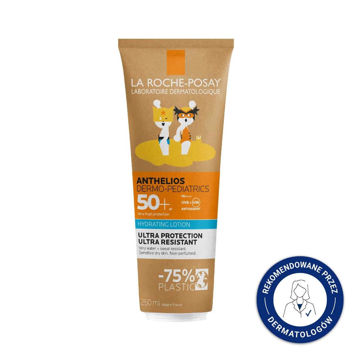 La Roche-Posay Anthelios Dermopediatrics mleczko dla dzieci SPF 50+, 250 ml