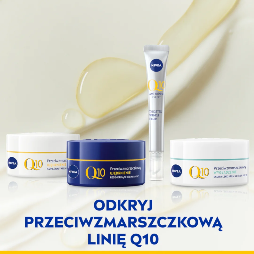 Nivea Q10 Ujędrnienie przeciwzmarszczkowy krem do twarzy na noc, 50 ml